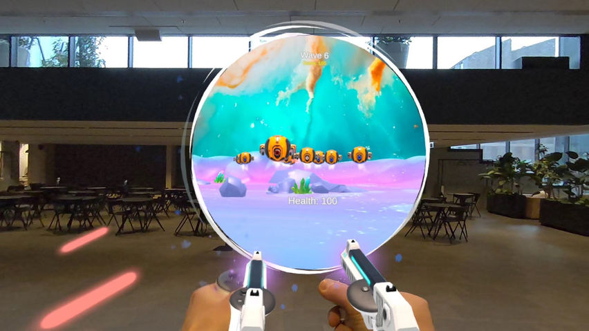 Portal Invaders: Mixed Reality Shooter