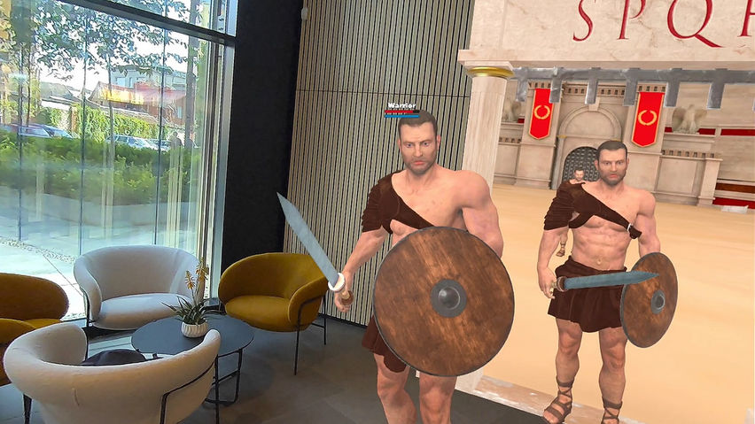 Gladiator Battle: Mixed Reality Fight