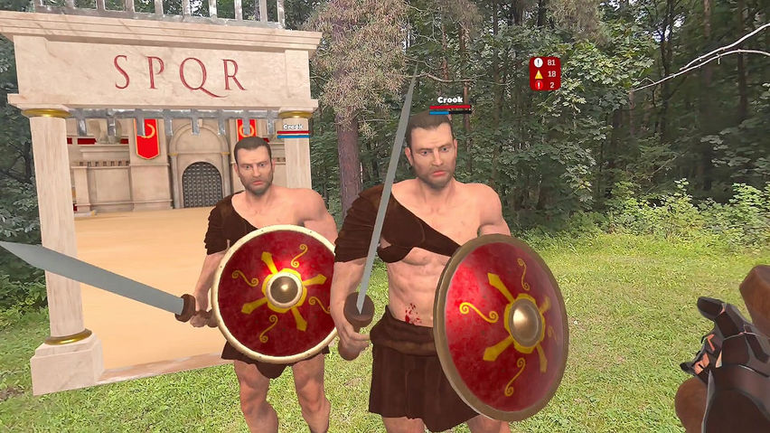 Gladiator Battle: Mixed Reality Fight
