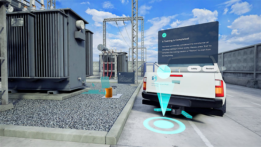 Transformer Oil Sampling VR Training