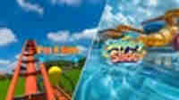 Pop N Ride - VR Roller Coaster | Slippery Slide -  Water Park Adventure