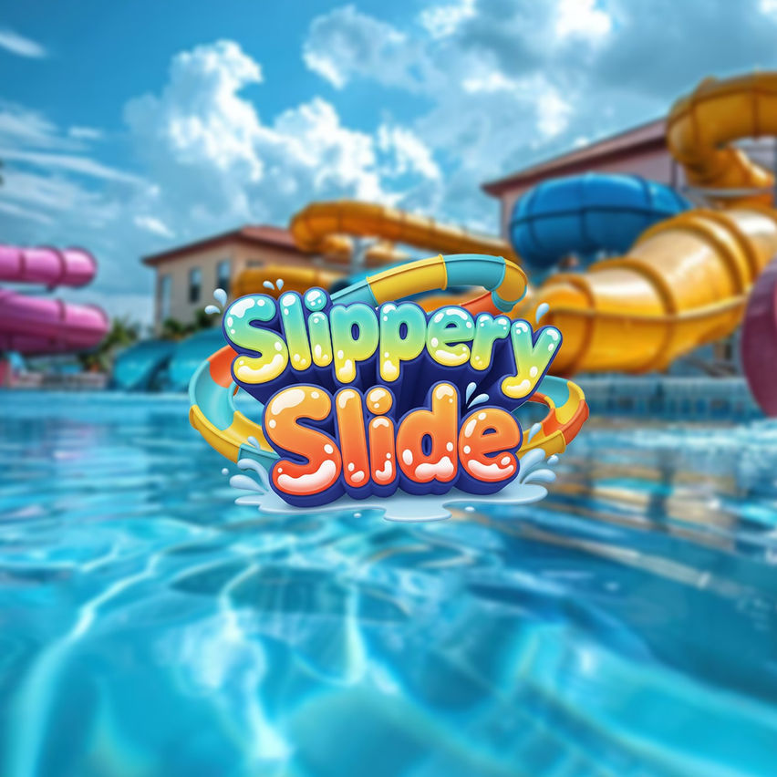 Slippery Slide -  Water Park Adventure