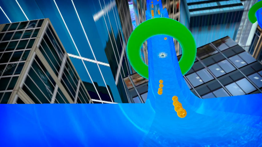 Slippery Slide -  Water Park Adventure