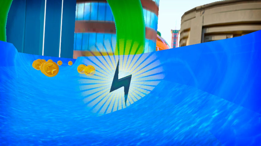 Slippery Slide -  Water Park Adventure