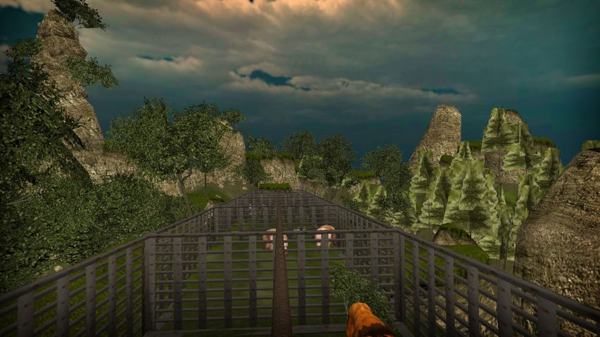Sky Line - Rope Crossing Game
