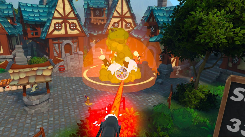 Crazy Chicken VR Blast