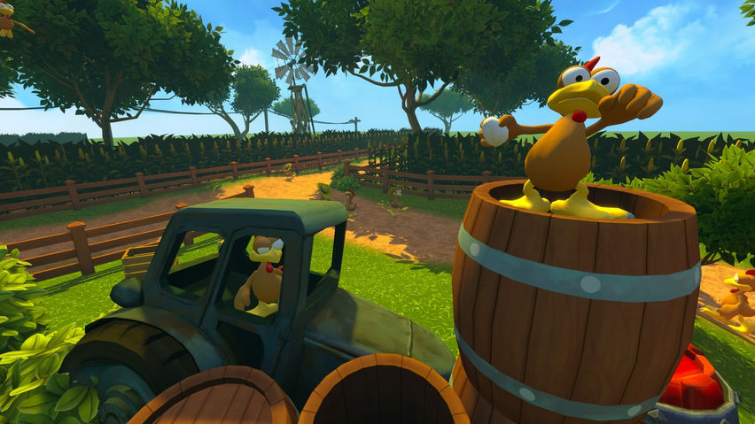 Crazy Chicken VR Blast