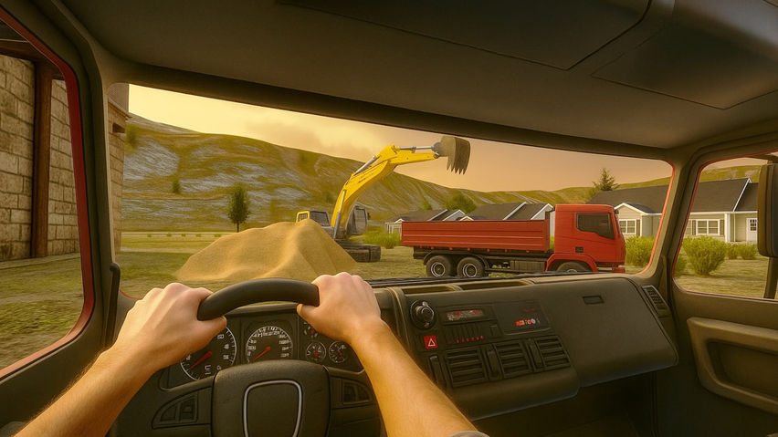 Construction Simulator Crane Driver