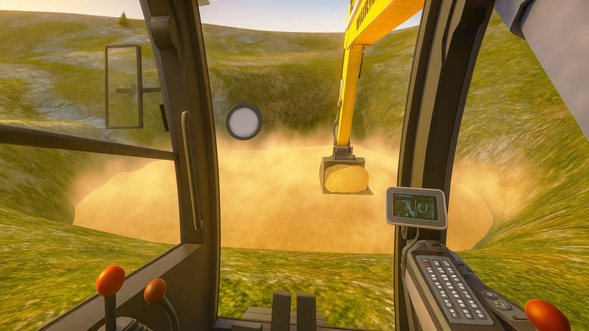 Construction Simulator Crane Driver