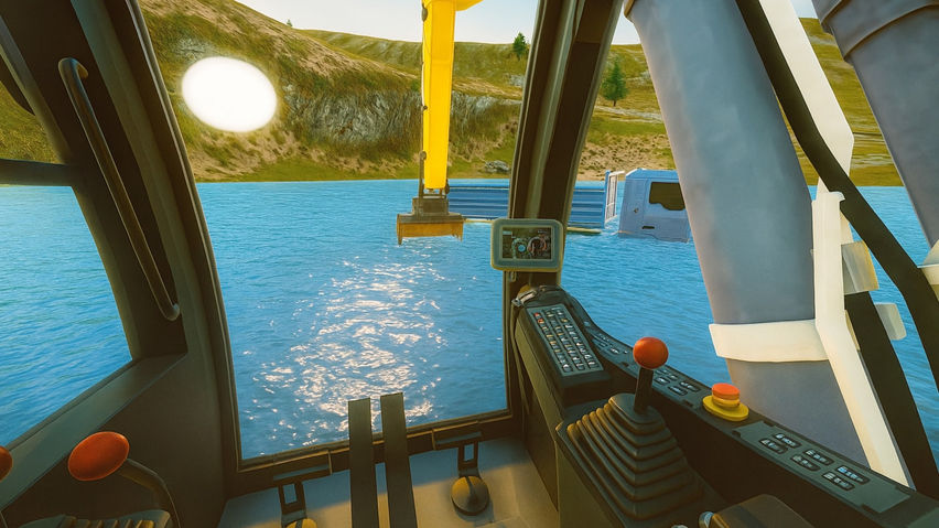 Construction Simulator Crane Driver