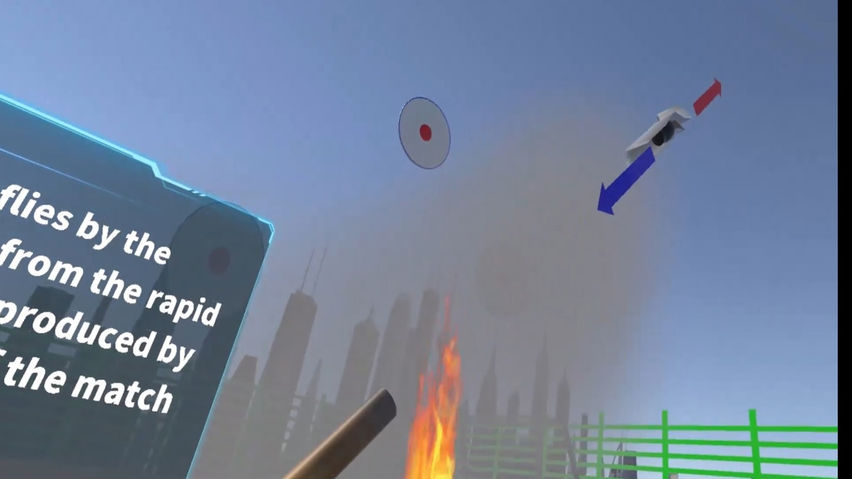 Matchstick rocket