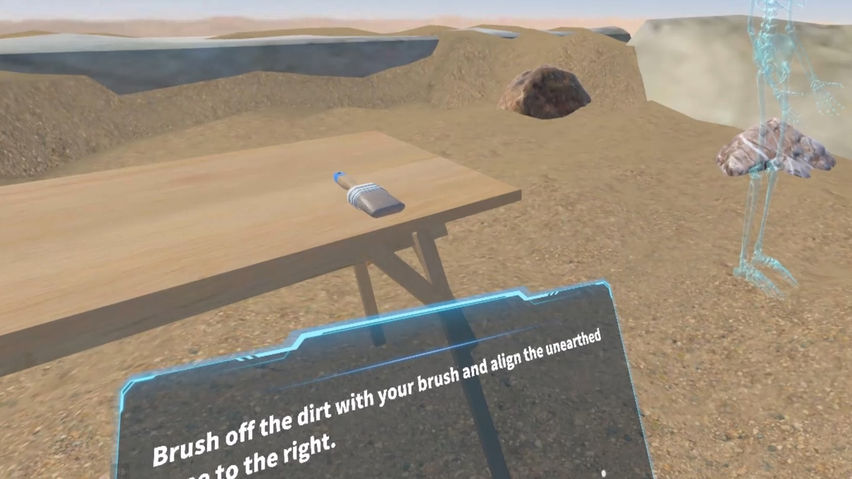 The secret of a buried bone