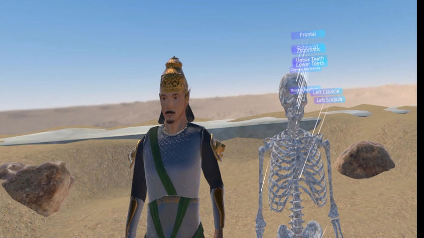 The secret of a buried bone