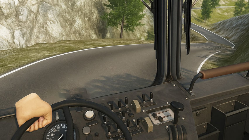 US Army Truck Driving War Convoy