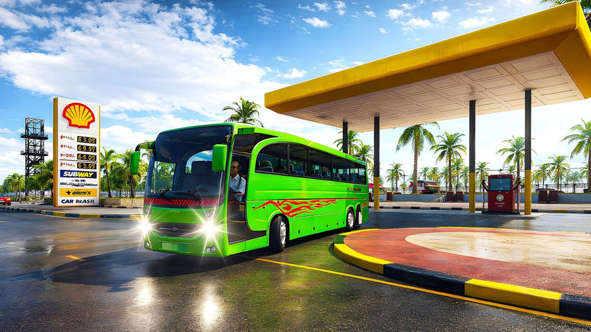 Real City Bus Driving Simulator VR