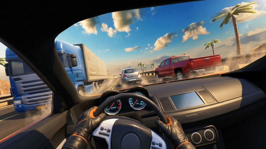 Highway Traffic Racer : Car racing game