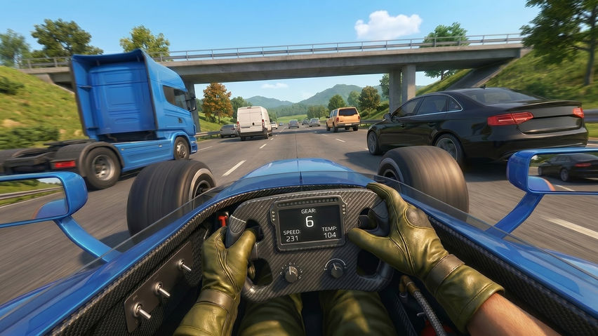 Highway Traffic Racer : Car racing game
