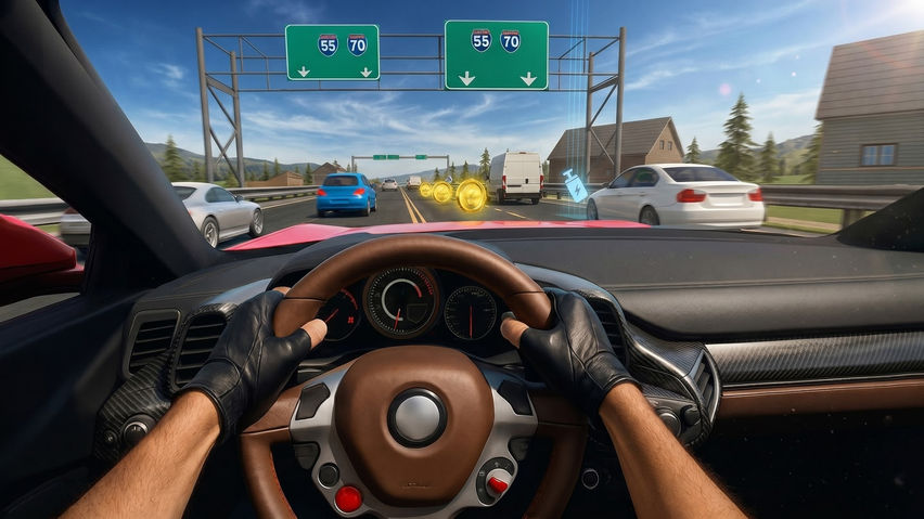 Highway Traffic Racer : Car racing game