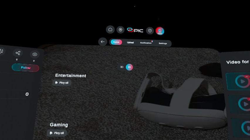 Opic3D: Spatial Video & VR social