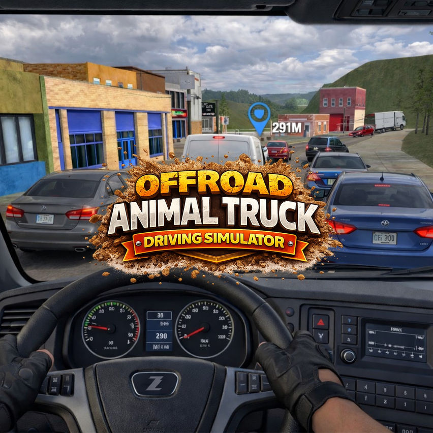Offroad Animal Truck Driving Simulator