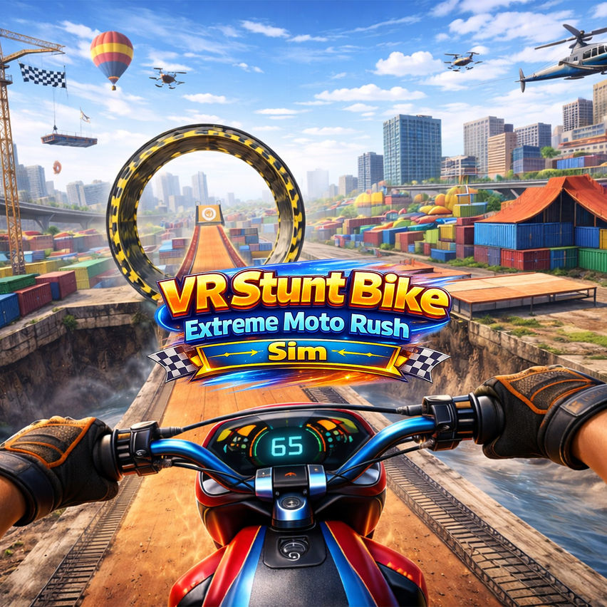 VR Stunt Bike Extreme Moto Rush Sim