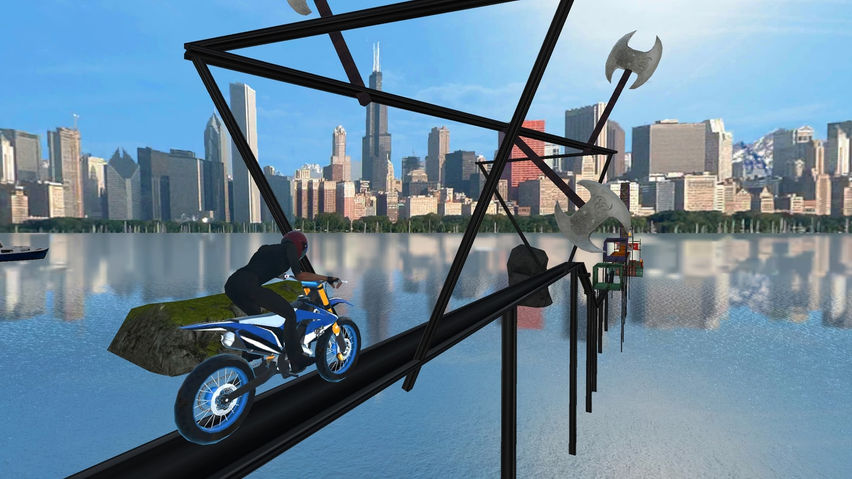 VR Stunt Bike Extreme Moto Rush Sim
