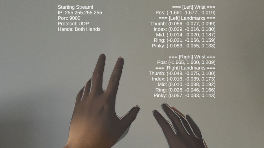 Hand Tracking Streamer