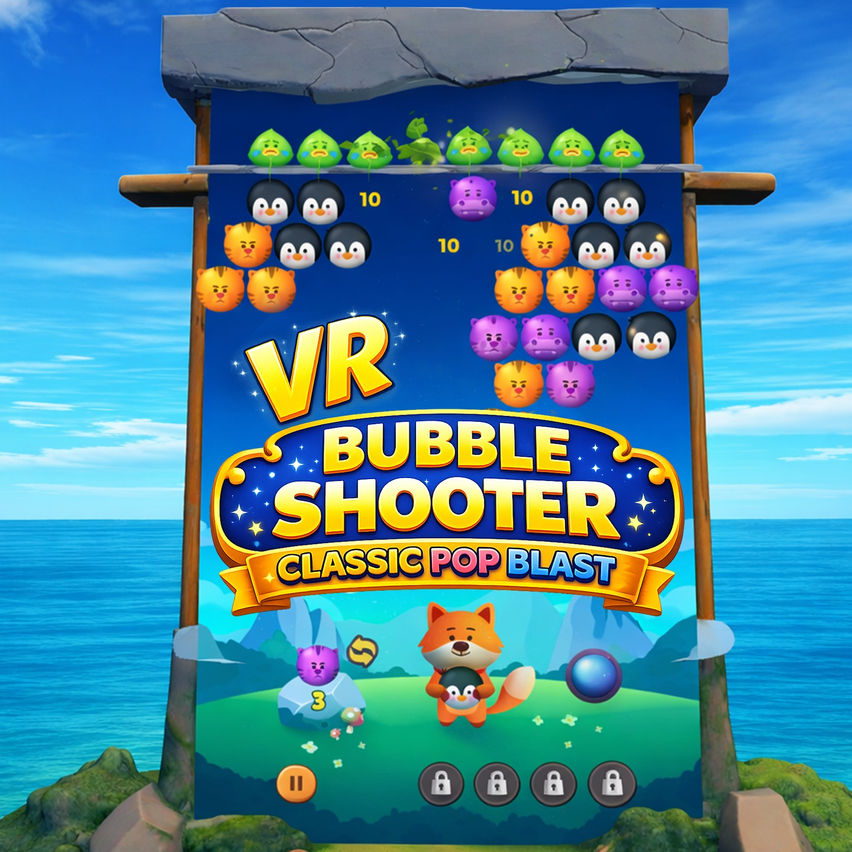 VR Bubble Shooter - Classic Pop Blast