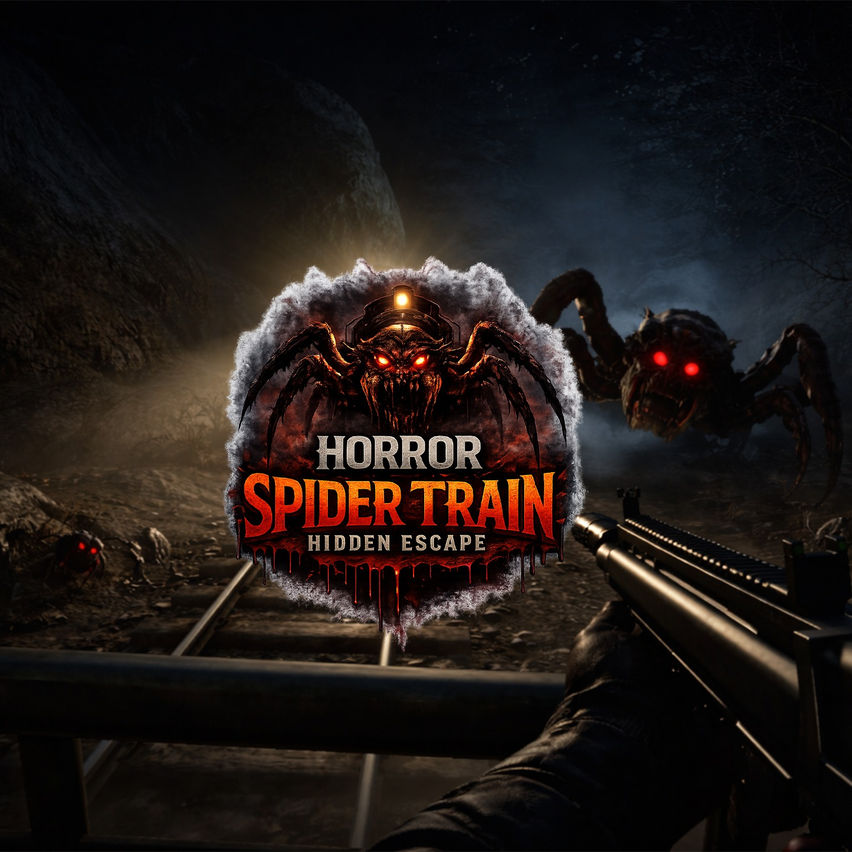 Horror Spider Train : Hidden Escape