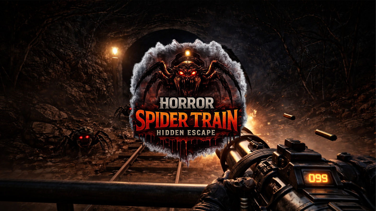 Horror Spider Train : Hidden Escape