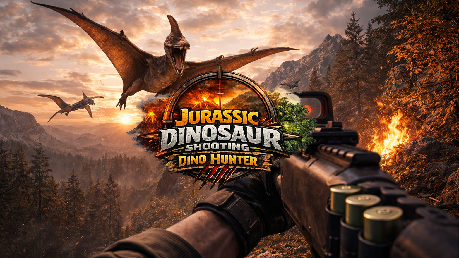Jurassic Dinosaur Shooting : Dino Hunter