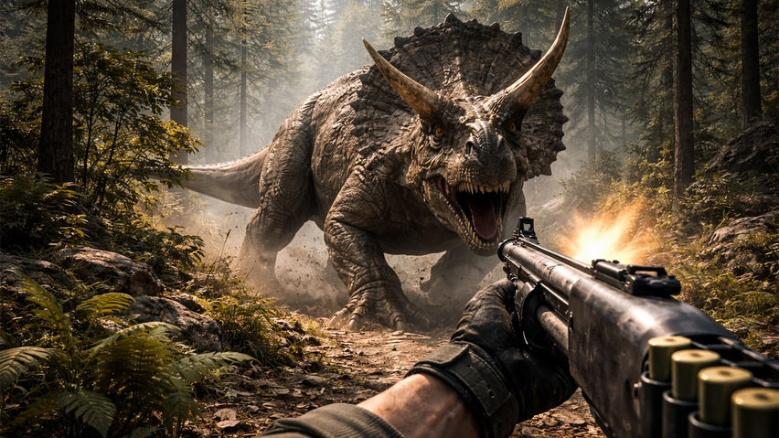 Jurassic Dinosaur Shooting : Dino Hunter