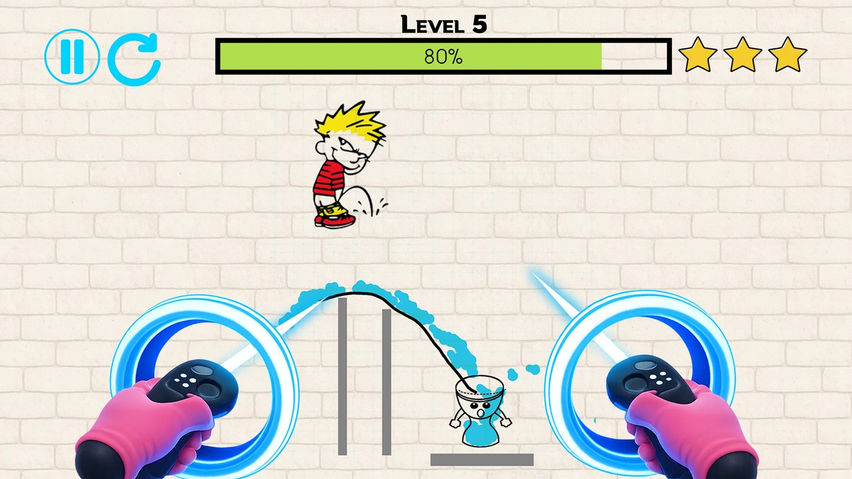 Happy Pee Time: VR Brain Puzzle