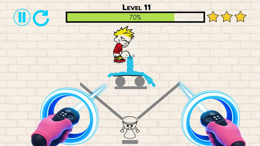 Happy Pee Time: VR Brain Puzzle