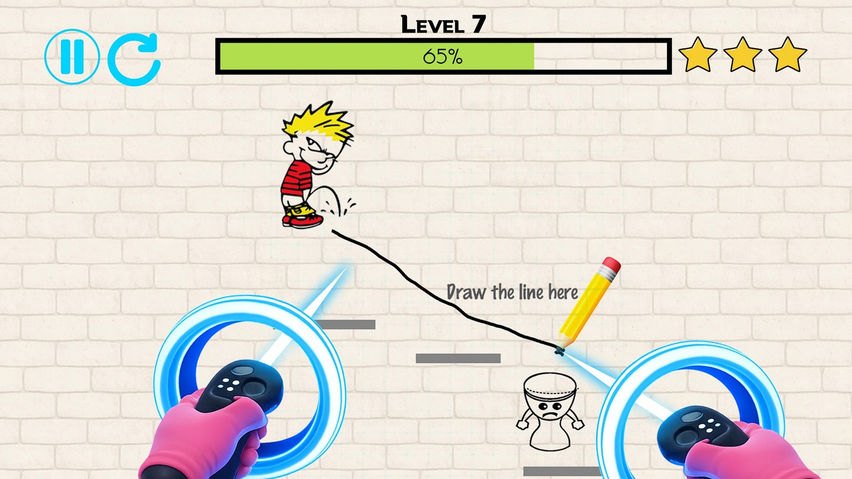 Happy Pee Time: VR Brain Puzzle