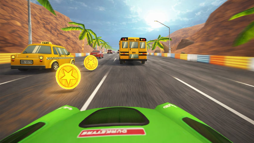 VR Traffic Rush : Highway Racer