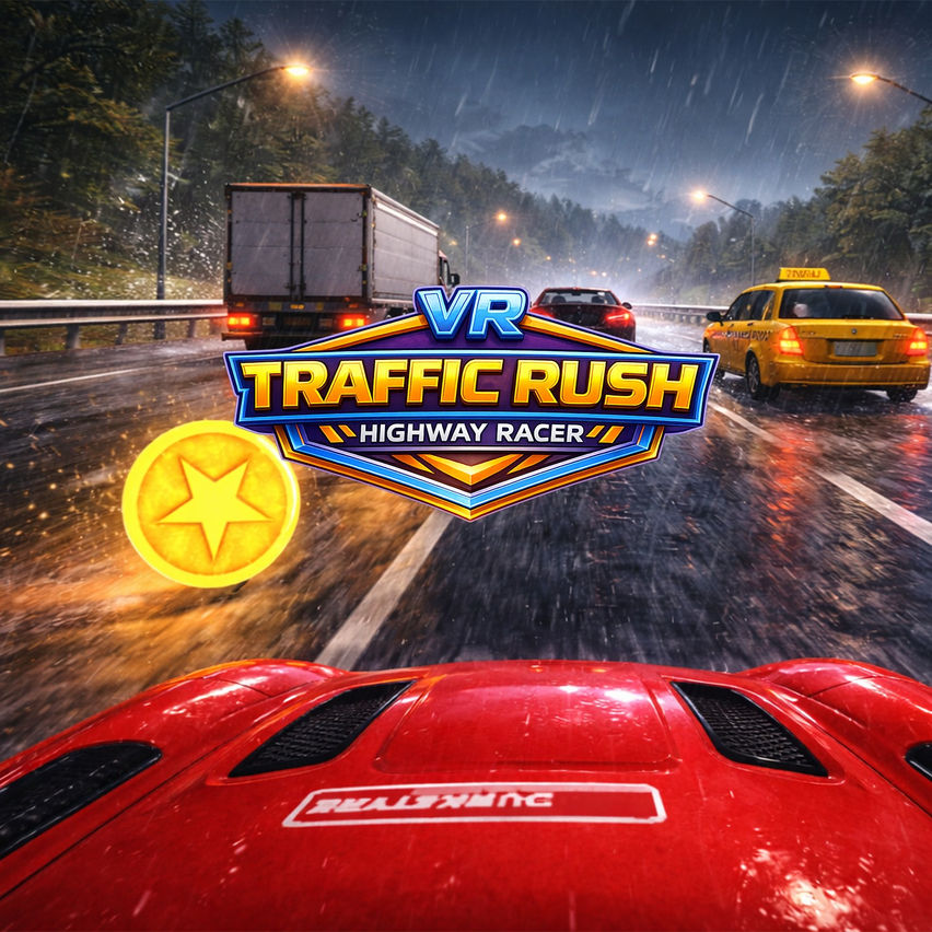 VR Traffic Rush : Highway Racer