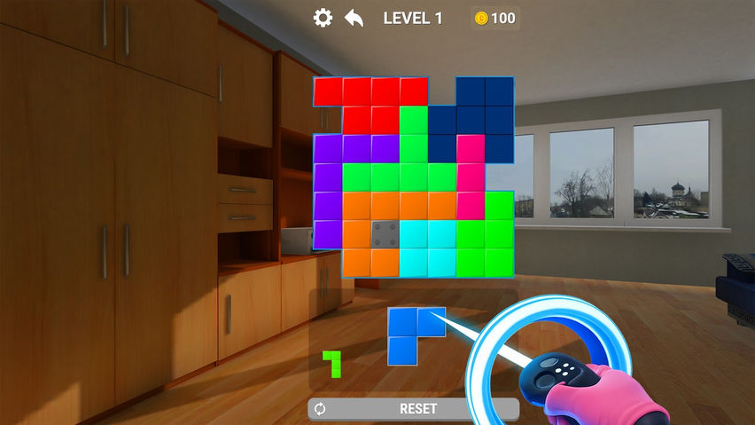 Block Shape Fit: VR Puzzle Game