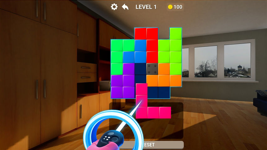 Block Shape Fit: VR Puzzle Game