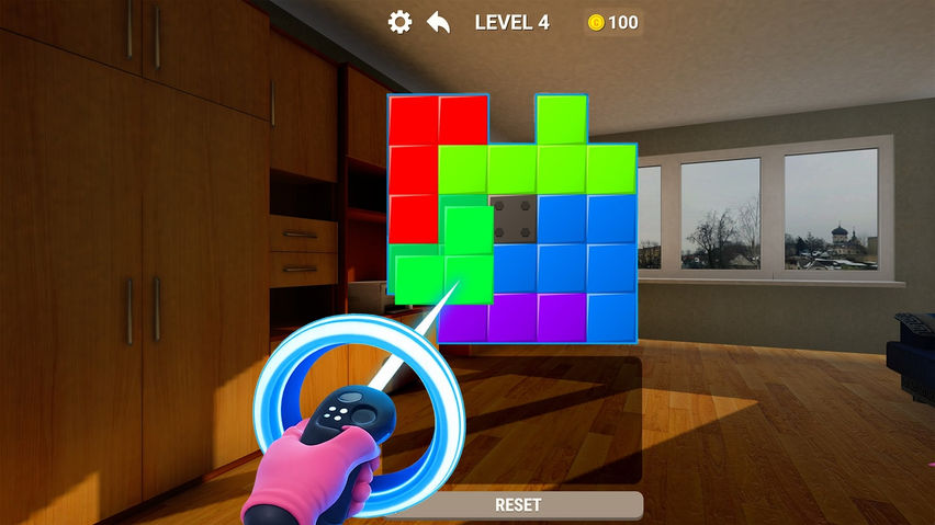 Block Shape Fit: VR Puzzle Game