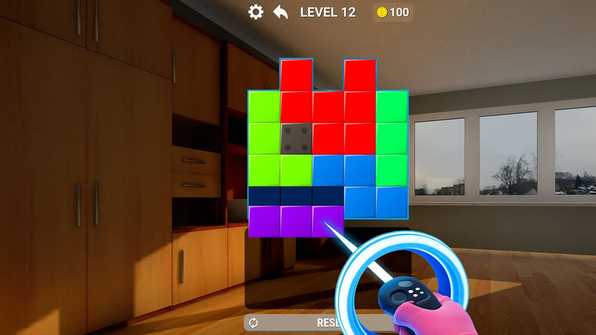Block Shape Fit: VR Puzzle Game