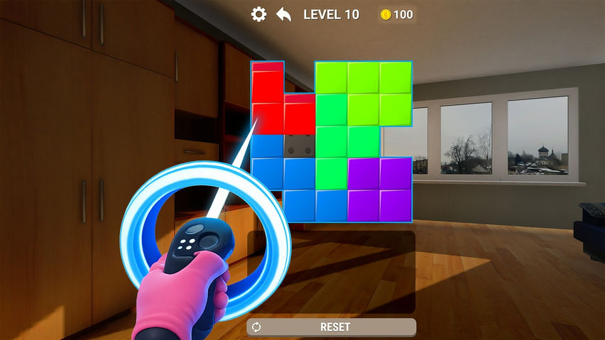 Block Shape Fit: VR Puzzle Game