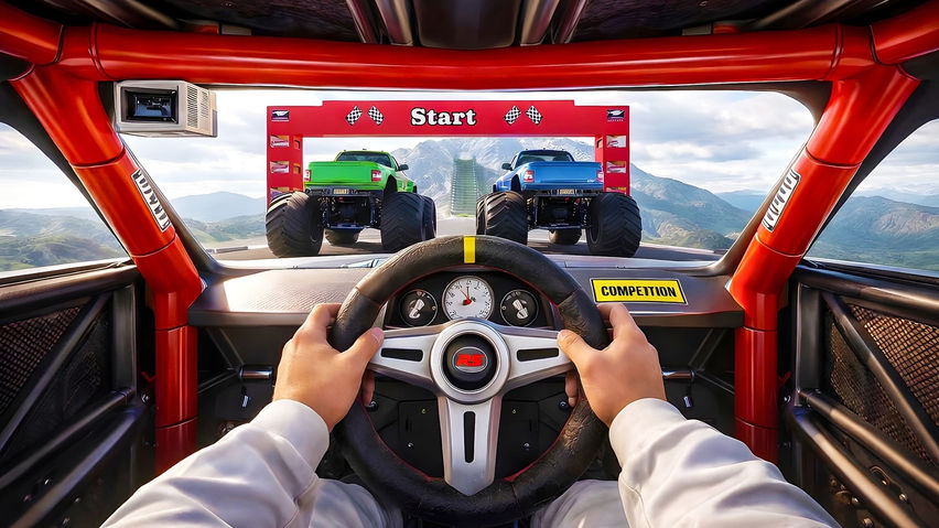 Monster Truck Arena VR Racing Game