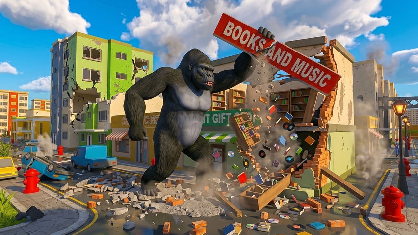 Angry Gorilla Attack VR Jungle Escape