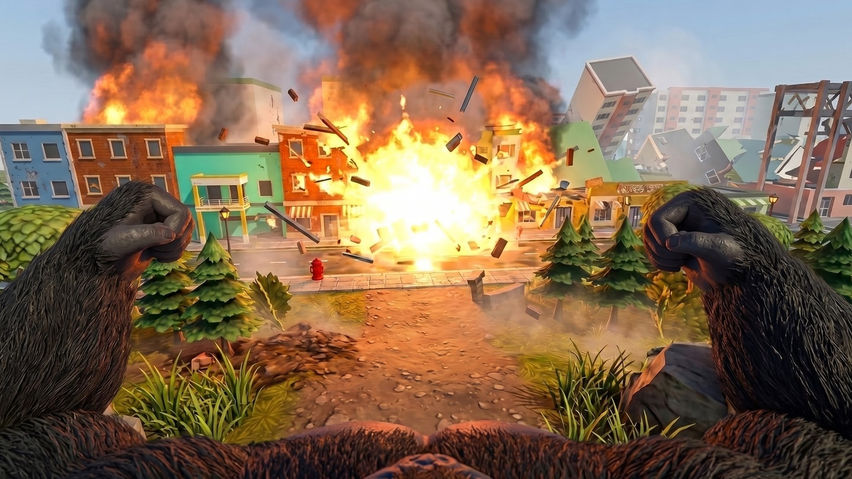 Angry Gorilla Attack VR Jungle Escape