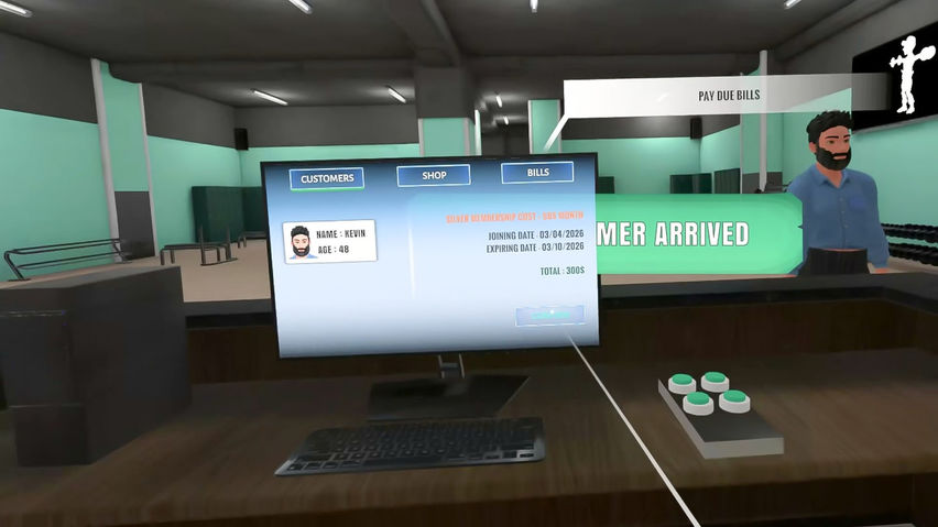 Gym Simulator and Bathhouse