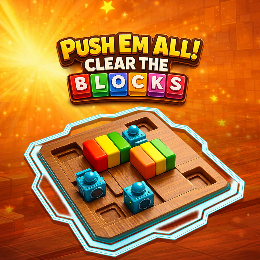 Push Em All! Clear the Blocks