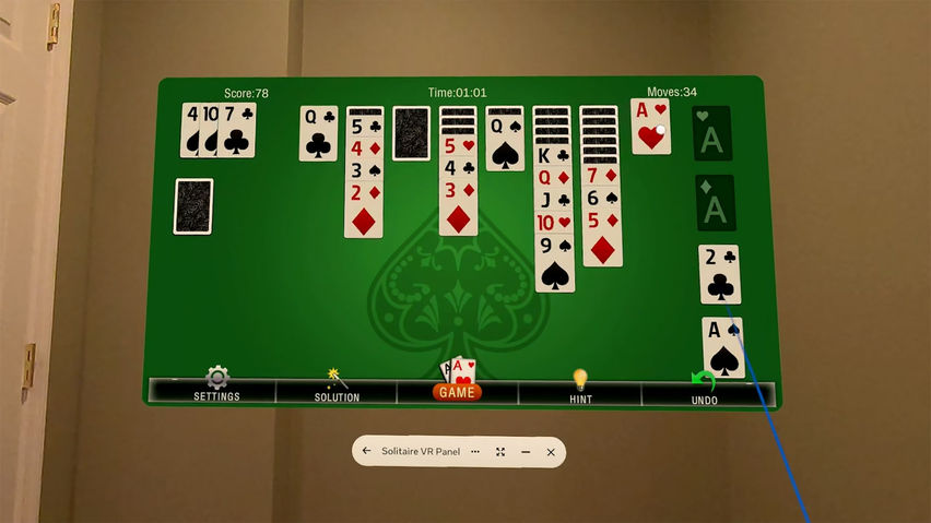Solitaire - VR Panel