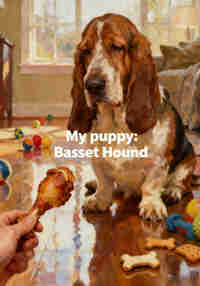 My puppy: Basset Hound