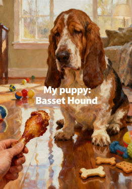 My puppy: Basset Hound